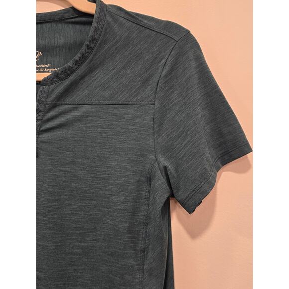 Kuhl Women's Teal V Neck Short Sleeve Shirt Size XS Preloved - Picture 4 of 8